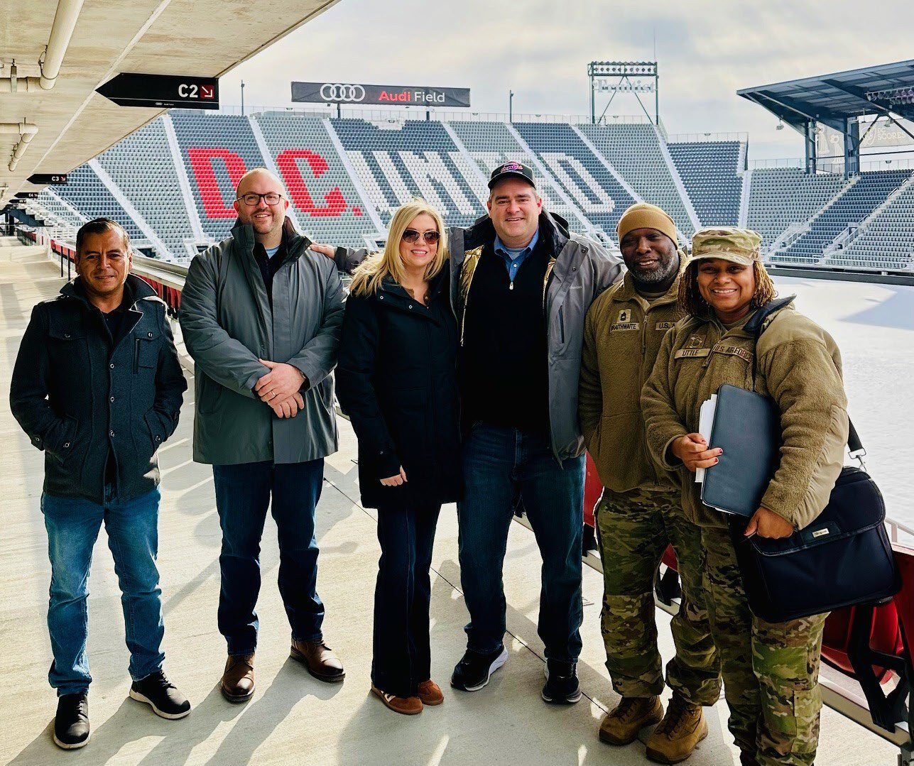 CR Solutions team on site supporting a National Guard deployment.